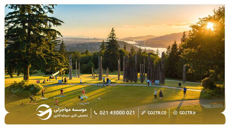 نمایی از شهر برنابی کانادا