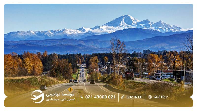 نمایی از شهر ابوتسفورد کانادا