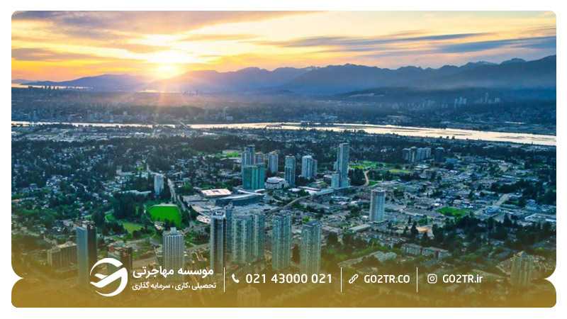 نمایی از شهر ساری کانادا