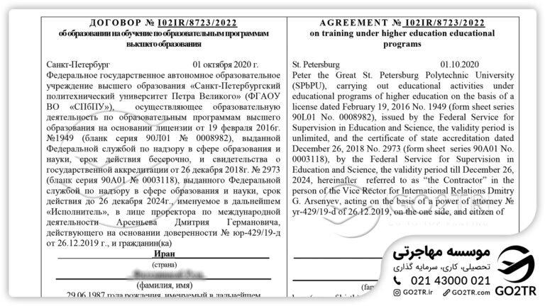 پرونده‌های موفق GO2TR در زمینه مهاجرت تحصیلی به روسیه