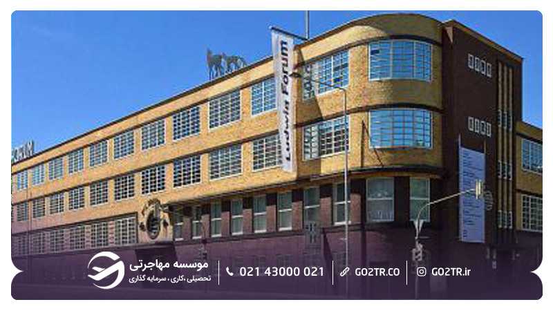 نمایی از موزه هنرهای مدرن آخن