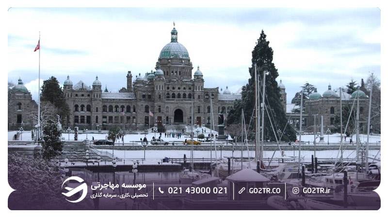 شهر ویکتوریا کانادا در زمستان
