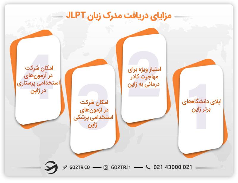 مزایای آزمون jlpt