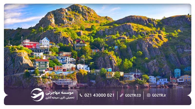 نمایی از شهر سنت جونز