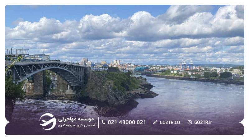 شهر سنت‌جان ایالت نیوبرانزویک کانادا