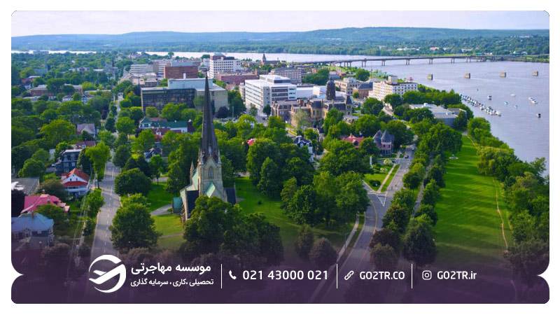 شهر فردریکتون ایالت نیوبرانزویک کانادا