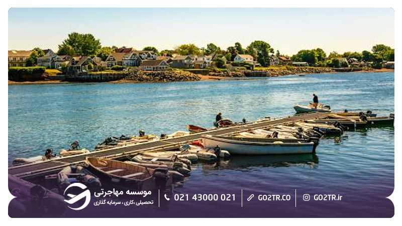 مسیر پیادهروی در ایالت نیوبرانزویک کانادا