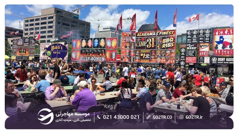 فستیوال Harbourside Ribfestr شهر هالیفاکس کانادا