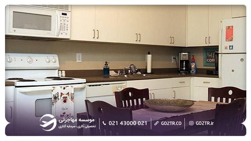 خوابگاه و شرایط اقامتی دانشکاه اولم