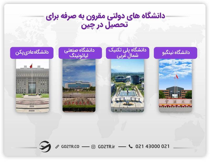 دانشگاه‌های چین با شهریه مناسب