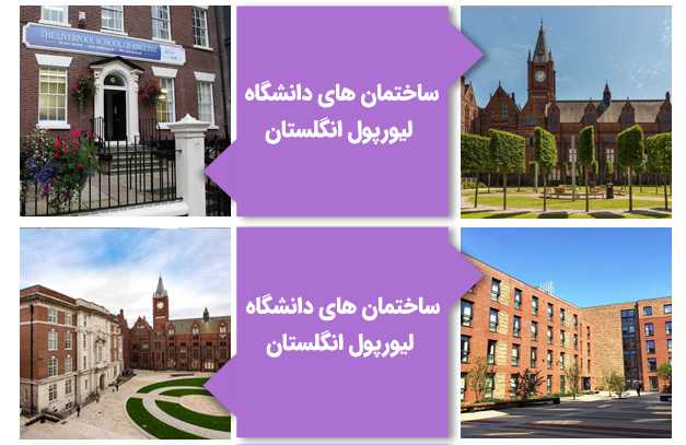 ساختمان های دانشگاه لیورپول انگلستان
