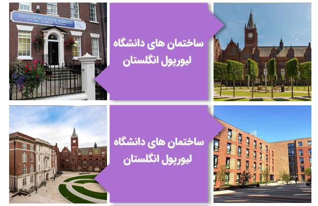 ساختمان های دانشگاه لیورپول انگلستان