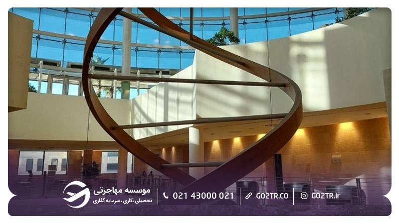 نمایی از داخل دانشگاه ویتا سالوت سن رافائل ایتالیا