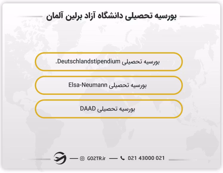 بورسیه تحصیلی دانشگاه آزاد برلین آلمان