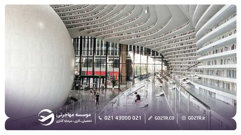 کتابخانه تیانجین بینهای شهر تیانجین چین