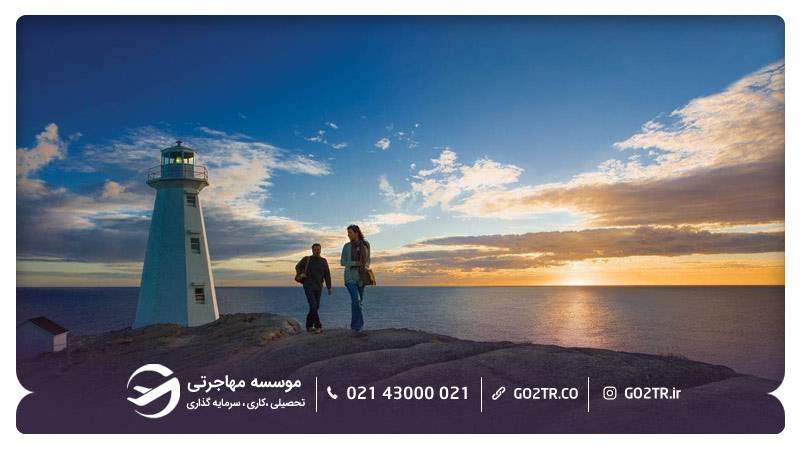 فانوس دریایی "Cape Spear" شهر سنت جانز کانادا