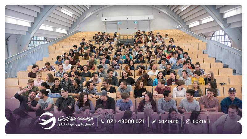 یکی از کلاس‌های دانشگاه فنی دارمشتات آلمان