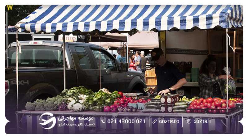 تصویر بازار کشاورزان بویس