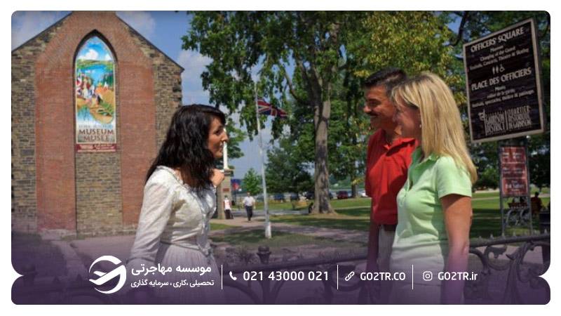 منطقه پادگان تاریخی شهر فردریکتون کانادا
