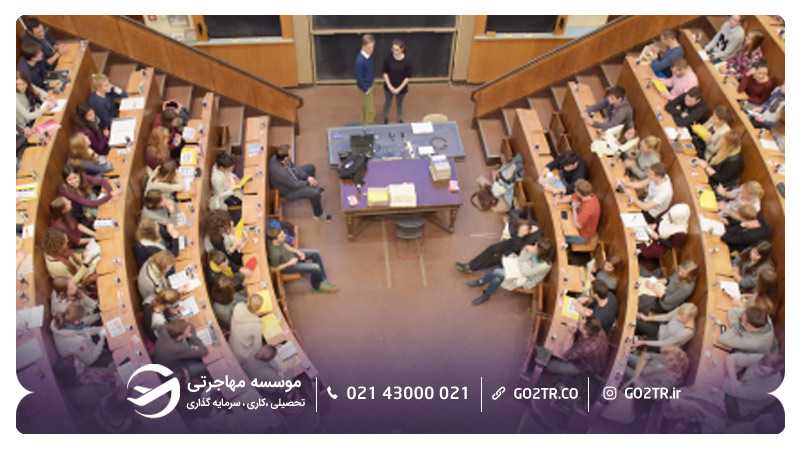 محیط کلاس درس دانشگاه پزشکی شاریته برلین