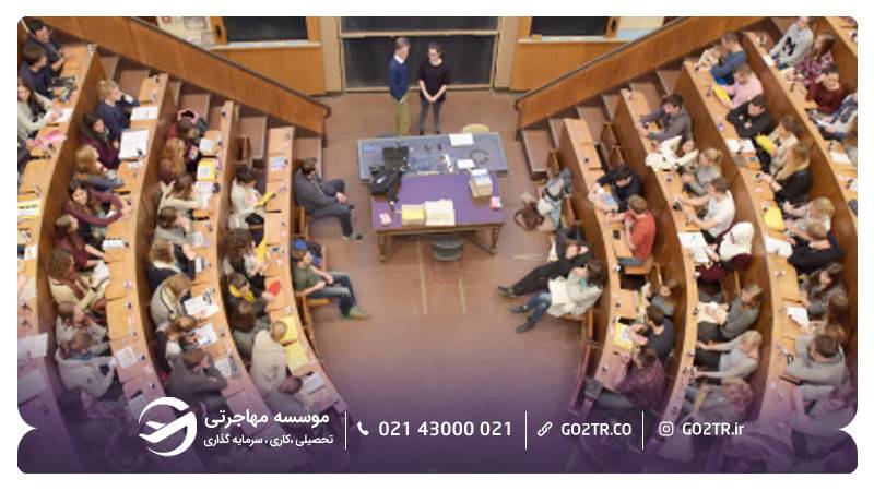محیط کلاس درس دانشگاه پزشکی شاریته برلین