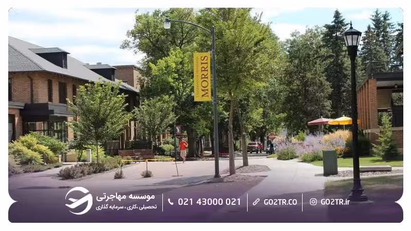 نمایی از پردیس موریس دانشگاه مینهسوتا آمریکا