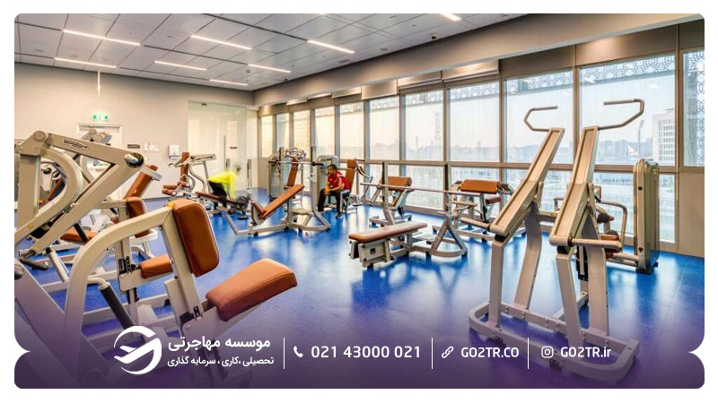   سالن ورزشی دانشگاه خلیفه امارات