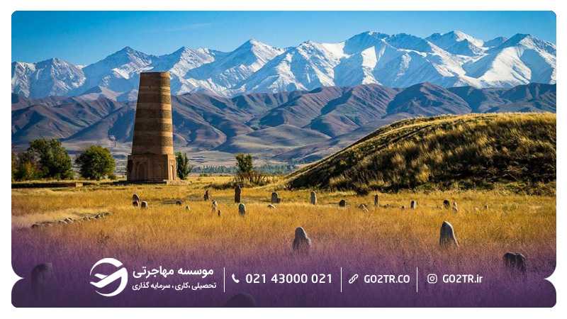 برج بورانا قرقیزستان