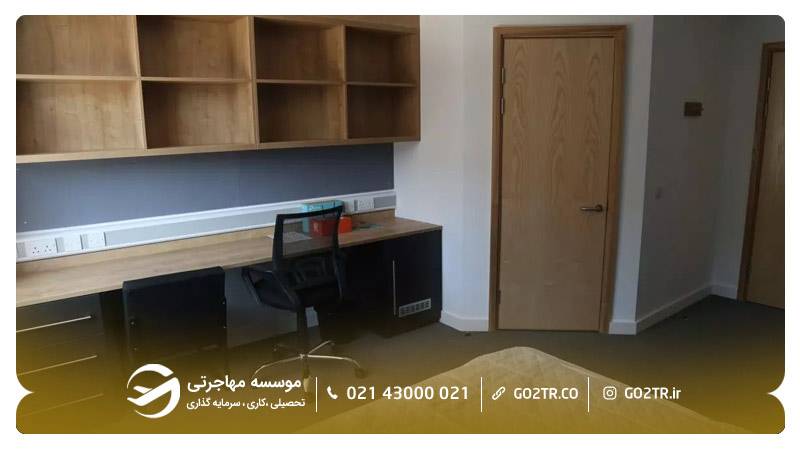اتاق‌های پیشرفته خوابگاه دانشگاه سوری انگلستان