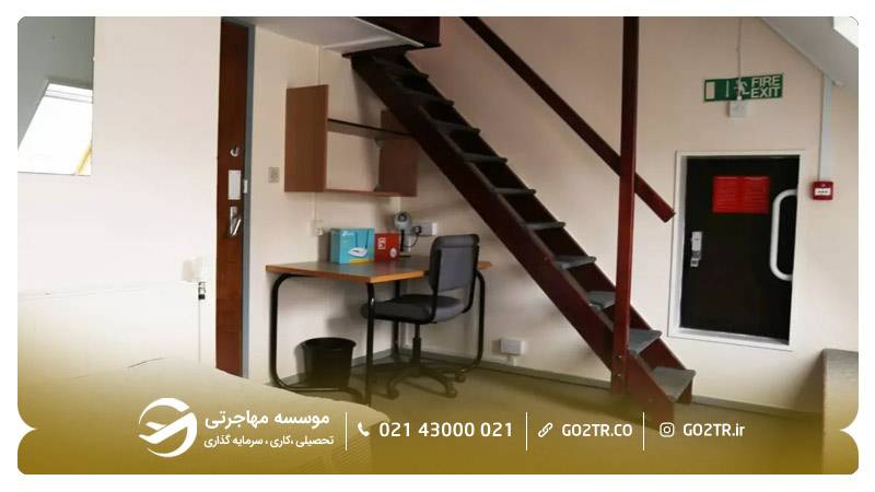 اتاق‌های اشتراکی خوابگاه سوری انگلستان