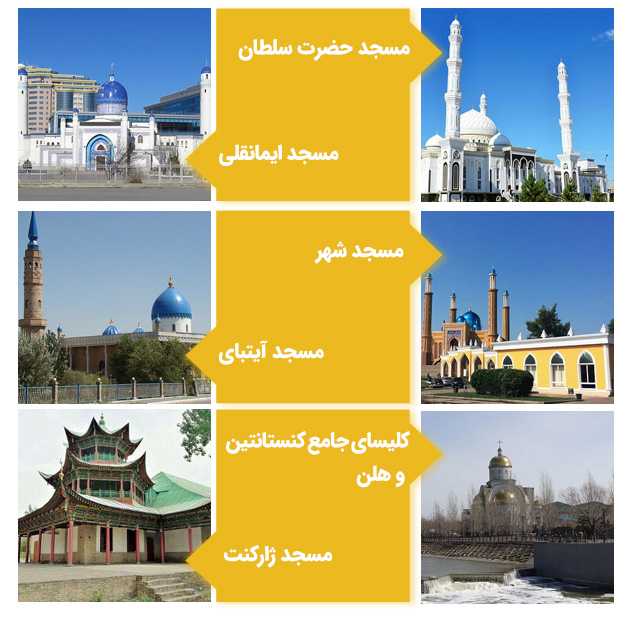 مکانهای مذهبی قزاقستان
