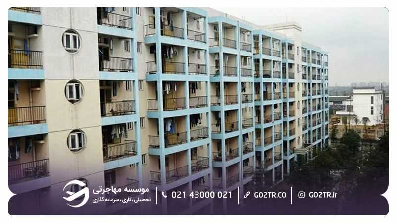 خوابگاه دانشگاه علم و تکنولوژی هواجونگ چین