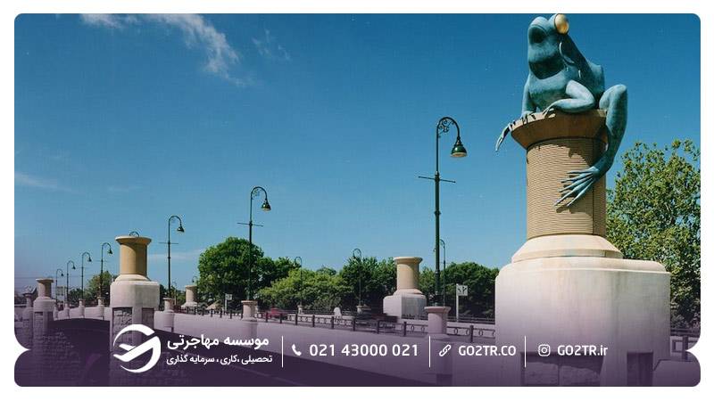 پل قورباغه شهر استورز آمریکا