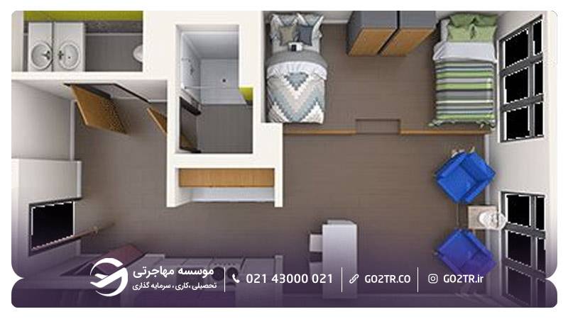 خوابگاه دانشگاه کنتیکت آمریکا