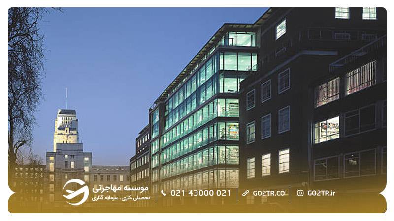 نمای بیرونی دانشگاه بیرکبک لندن