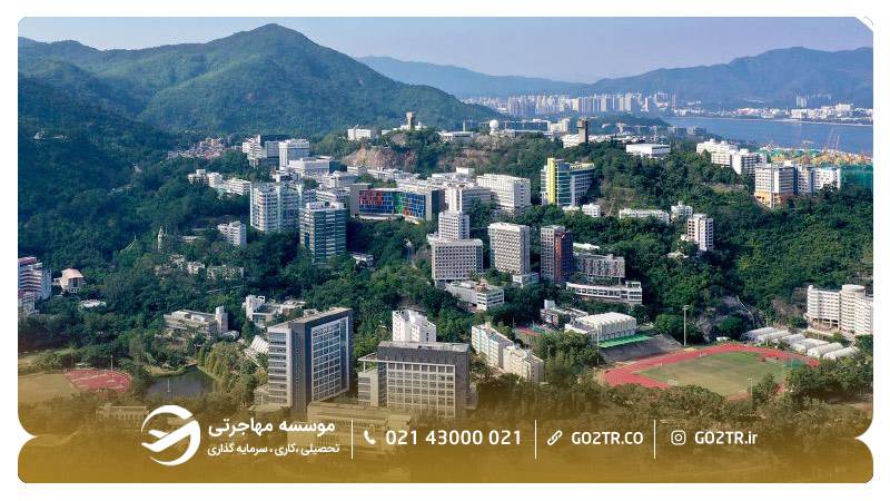 تصویری از پردیس دانشگاه چینی هنگ کنگ