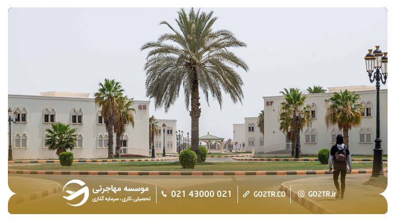 تصویری از پردیس دانشگاه آمریکایی شارجه امارات