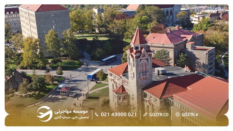 تصویری از پردیس lawrence دانشگاه کانزاس