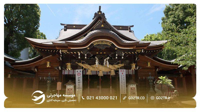 عبادتگاه شینتو شهر فوکوئوکا ژاپن