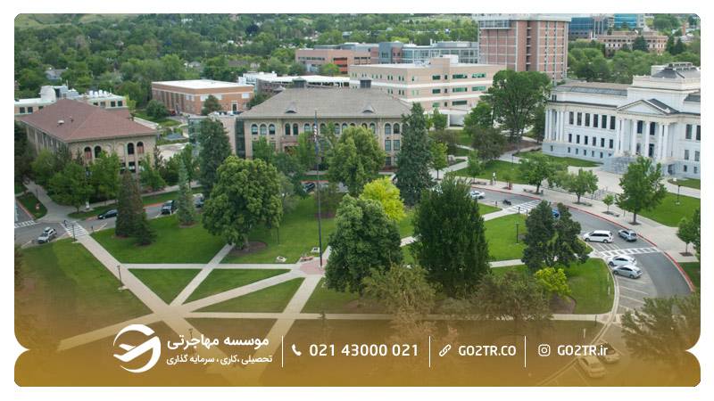نمایی دیگر از پردیس دانشگاه یوتا آمریکا
