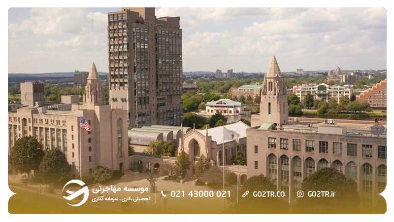 نمایی دیگر از دانشگاه بوستون آمریکا