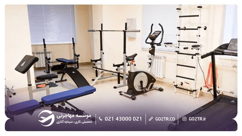 امکانات ورزشی دانشگاه چابکساری روسیه