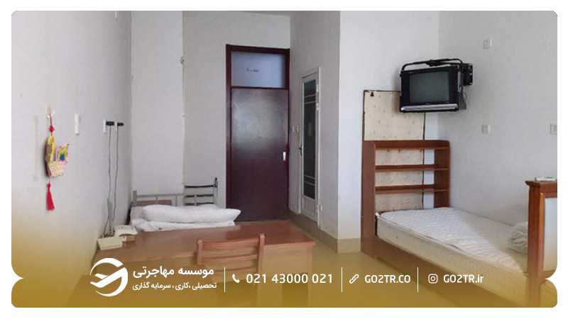 اتاق تک نفره خوابگاه دانشجویی