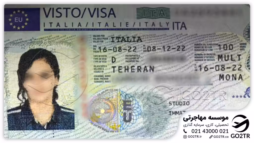 پرونده موفق اخذ ویزای تحصیلی ایتالیا