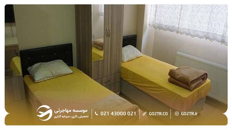 خوابگاه دانشگاه کادیرهاس ترکیه