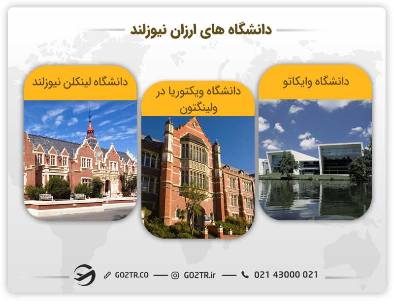 دانشگاه های ارزان نیوزلند