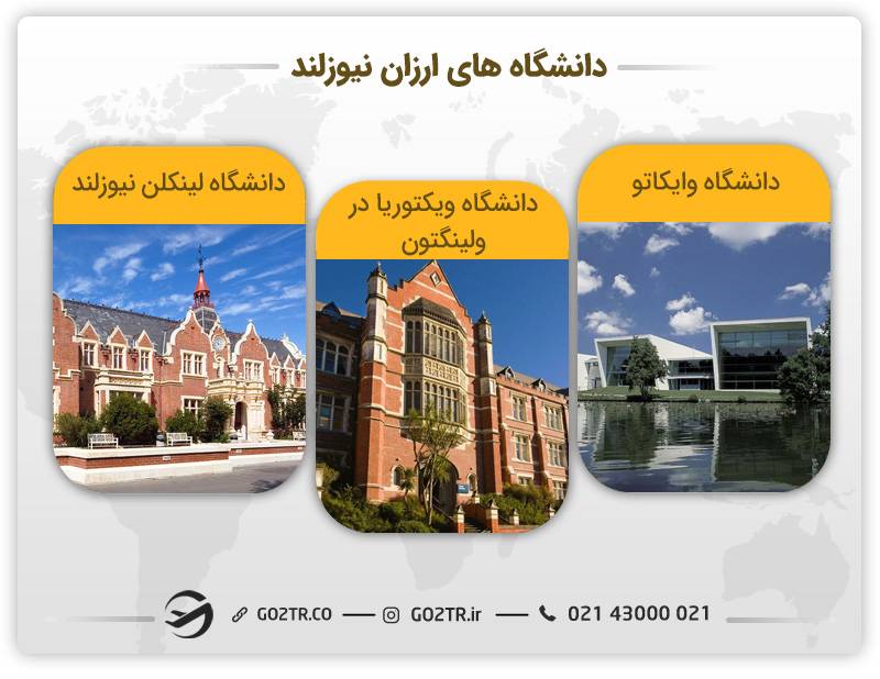 دانشگاه های ارزان نیوزلند