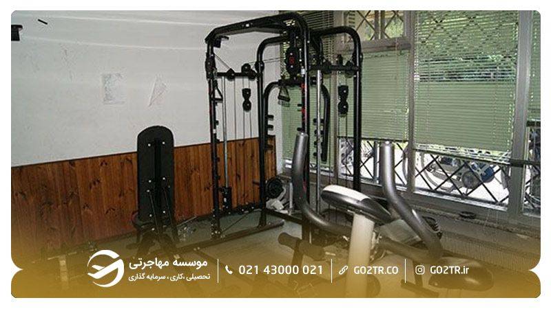 سالن ورزشی دانشگاه پاویا ایتالیا