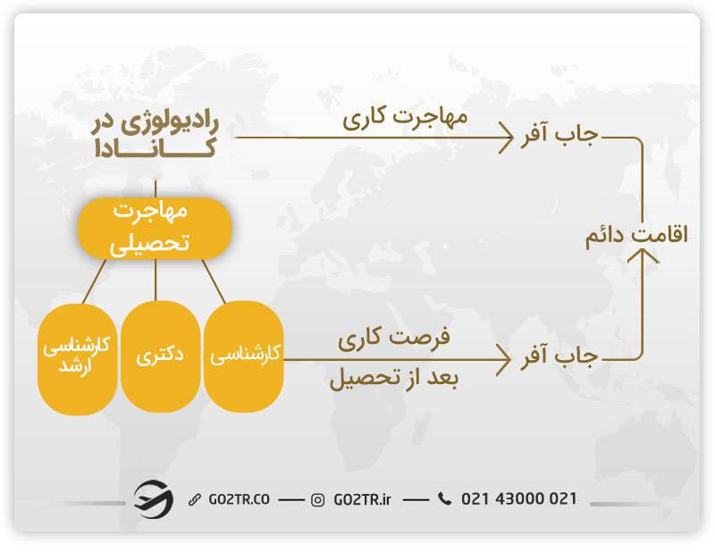 بهترین روش ها برای مهاجرت متخصصان رادیولوژی در کانادا