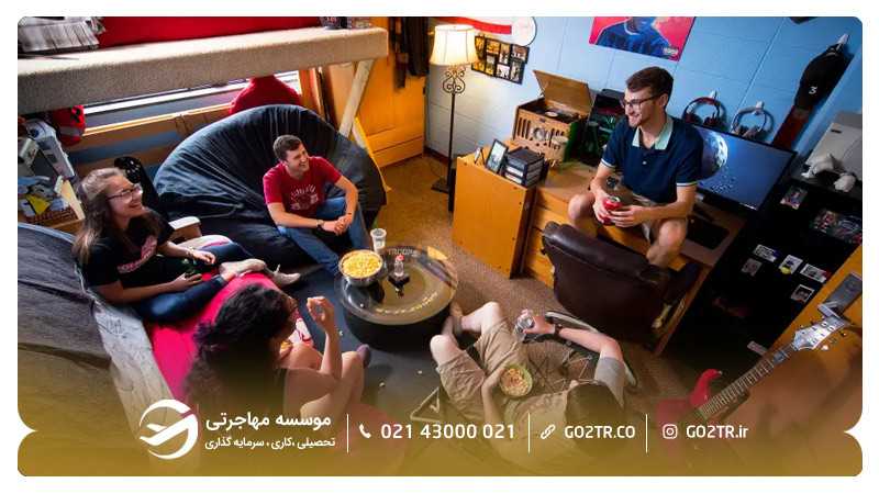 امکانات رفاهی خوابگاه های دانشجویی آمریکا